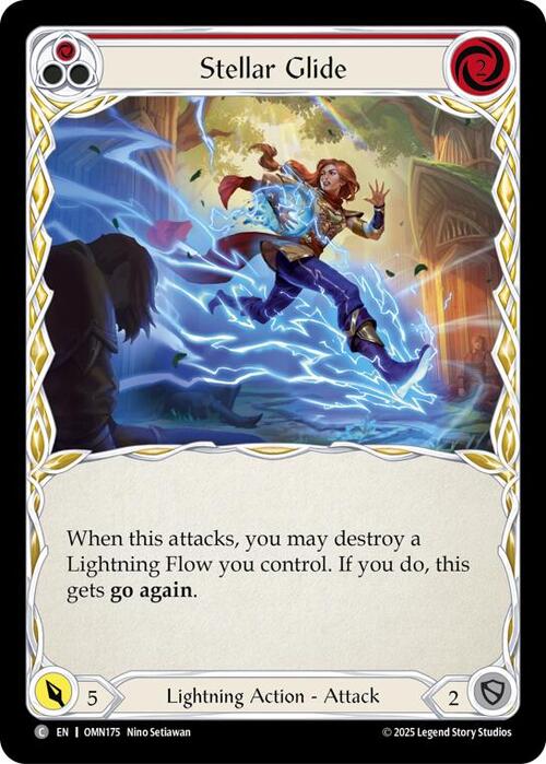 Stellar Glide (Red) Card Front