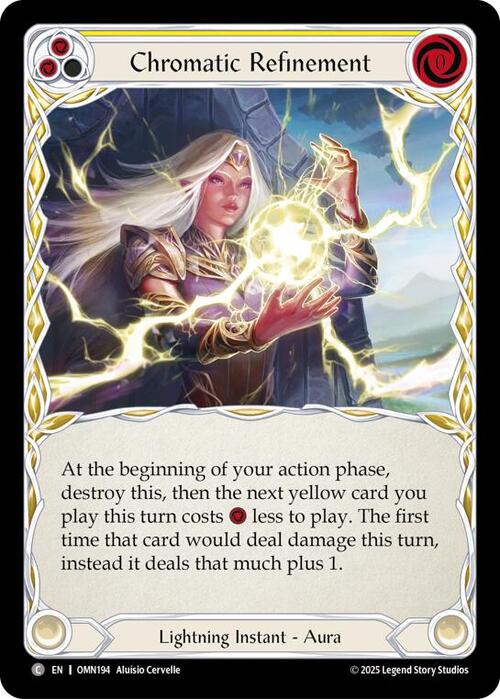 Chromatic Refinement (Yellow) Card Front