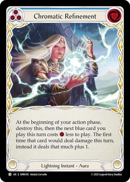 Chromatic Refinement (Blue) Card Front