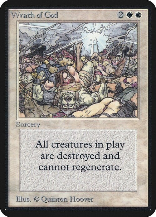 Wrath of God Card Front