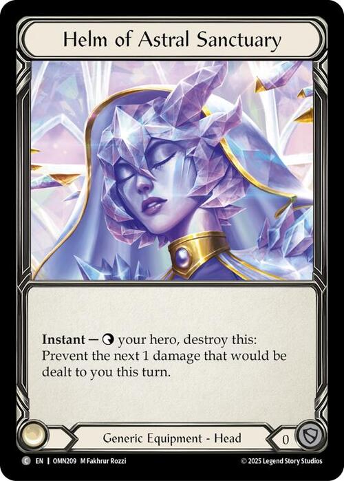 Helm of Astral Sanctuary Frente