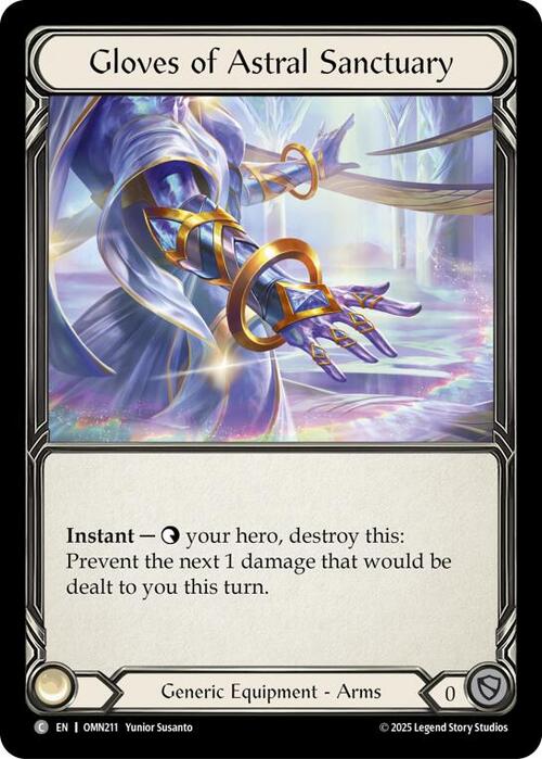 Gloves of Astral Sanctuary Frente