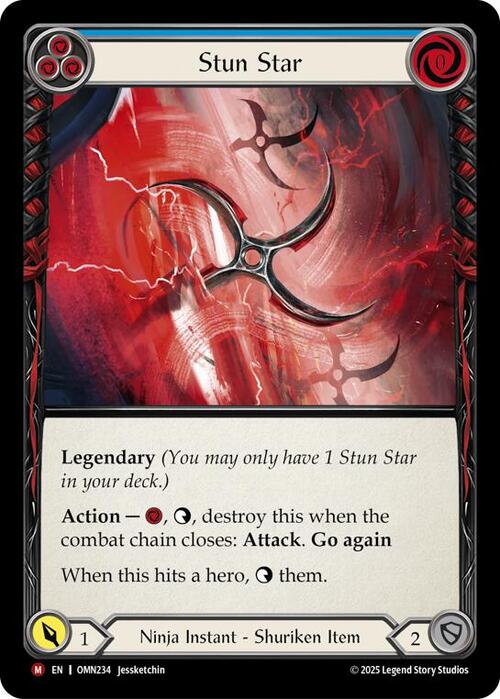 Stun Star Card Front