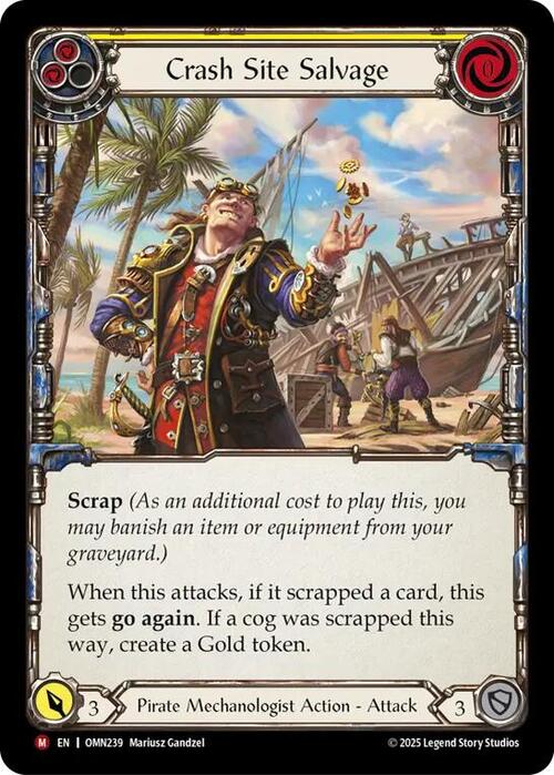 Crash Site Salvage Card Front
