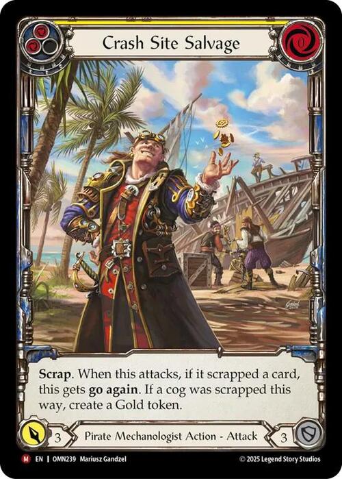 Crash Site Salvage Card Front