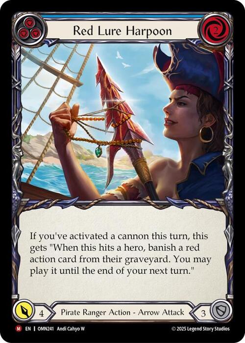 Red Lure Harpoon Card Front