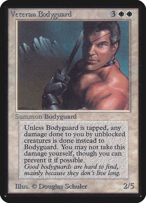 Veteran Bodyguard Card Front