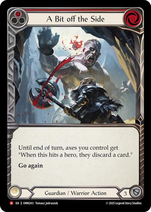 A Bit Off The Side Card Front