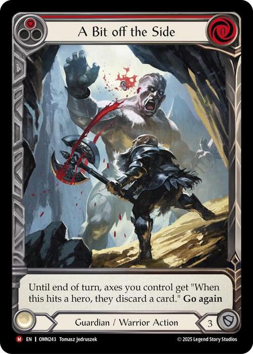 A Bit off the Side Card Front