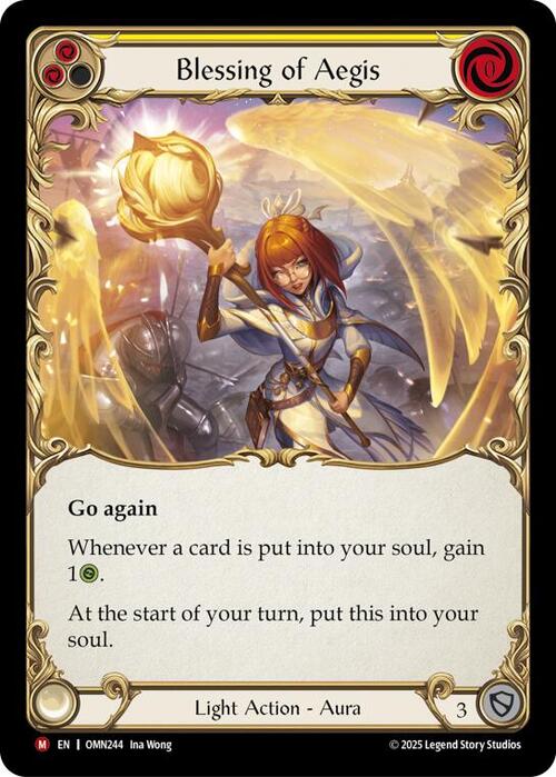 Blessing Of Aegis Card Front
