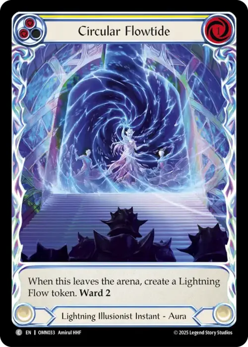 Circular Flowtide Card Front