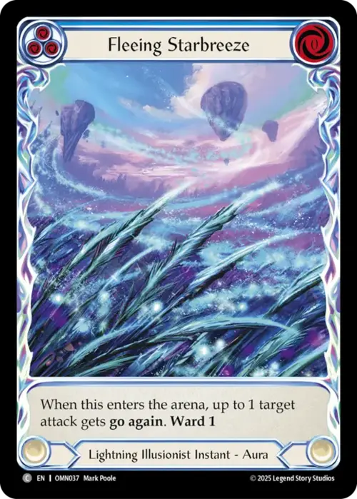 Fleeing Starbreeze Card Front