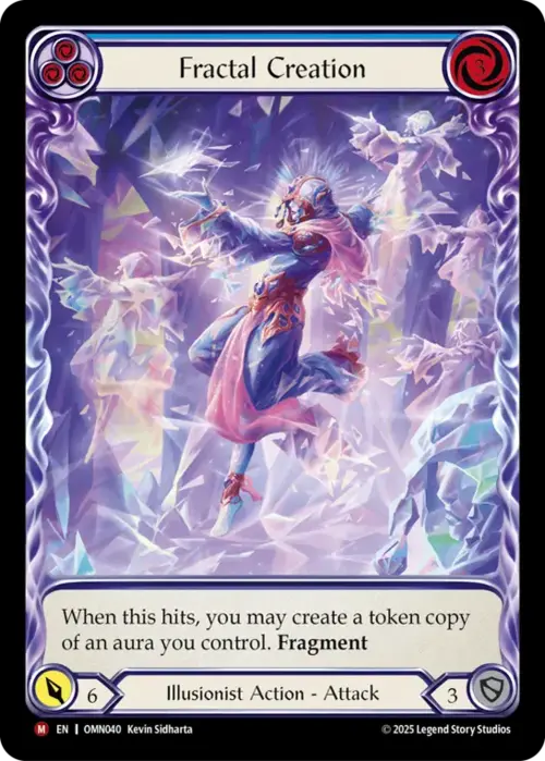 Fractal Creation Card Front