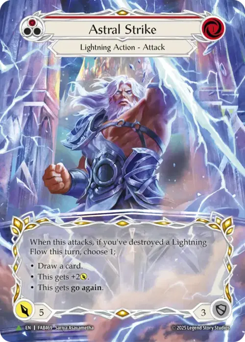 Astral Strike Card Front