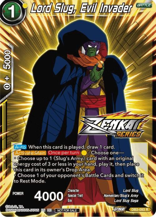 Lord Slug, Evil Invader Card Front