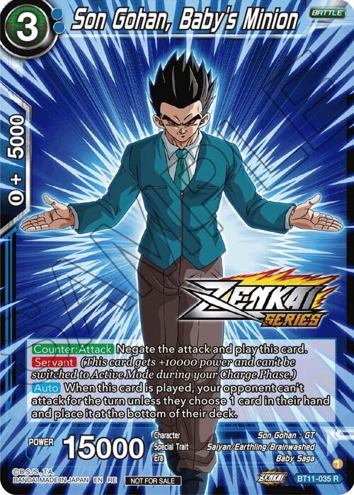 Son Gohan, Baby's Minion Card Front
