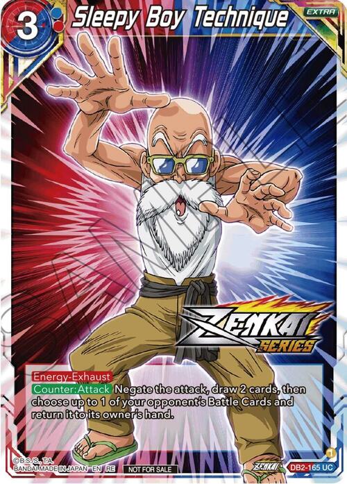 Sleepy Boy Technique Card Front