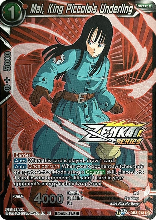 Mai, King Piccolo's Underling Card Front