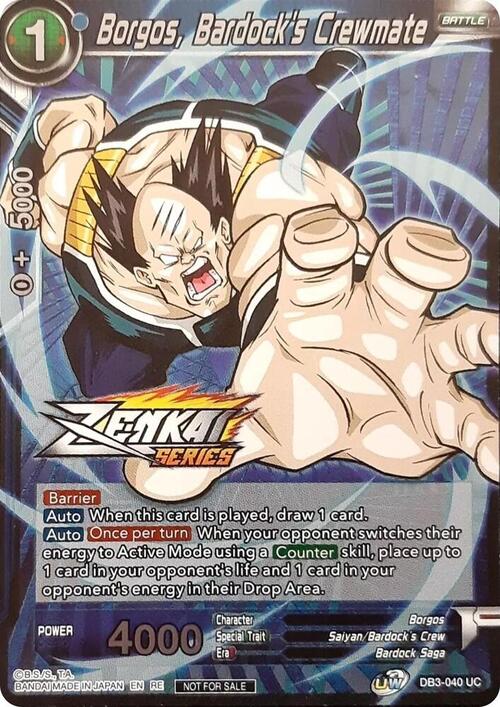 Borgos, Bardock's Crewmate Frente