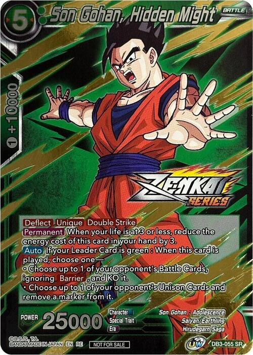 Son Gohan, Hidden Might Frente