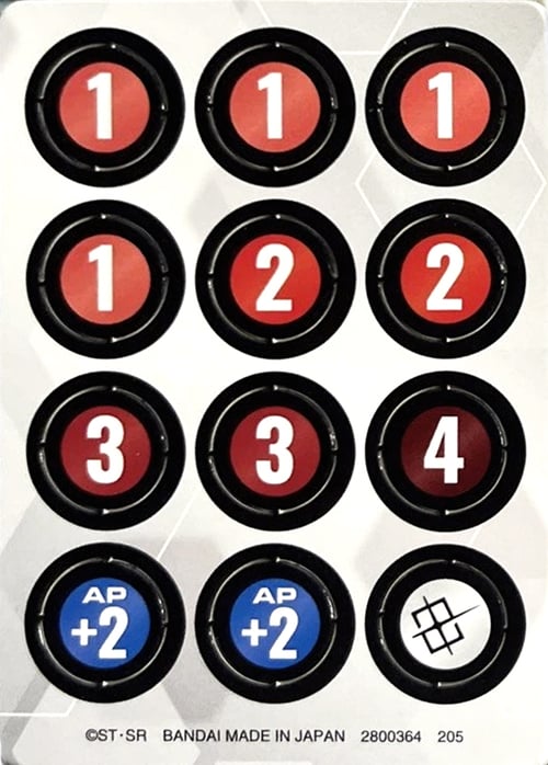 Damage Counter Punch Card Card Front