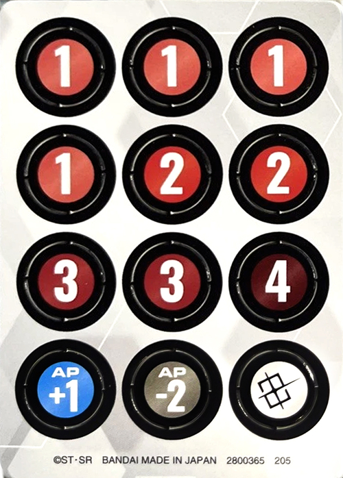 Damage Counter Punch Card Card Front