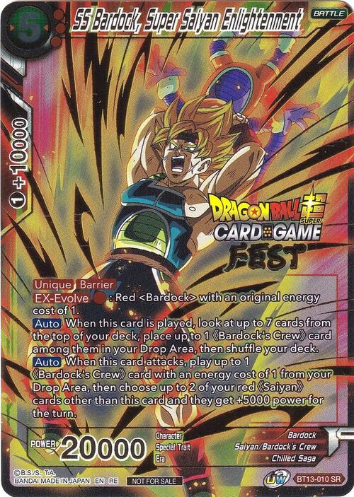 SS Bardock, Super Saiyan Enlightenment Card Front