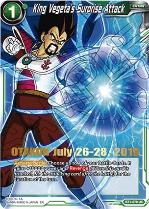 King Vegeta's Surprise Attack Card Front