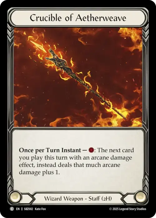 Crucible of Aetherweave Card Front