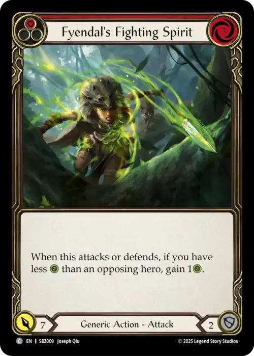 Fyendal's Fighting Spirit (Red) Card Front