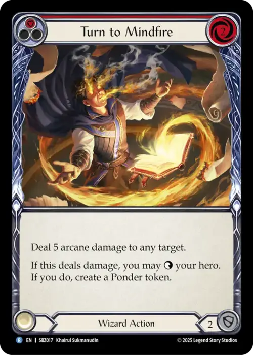 Turn to Mindfire Card Front