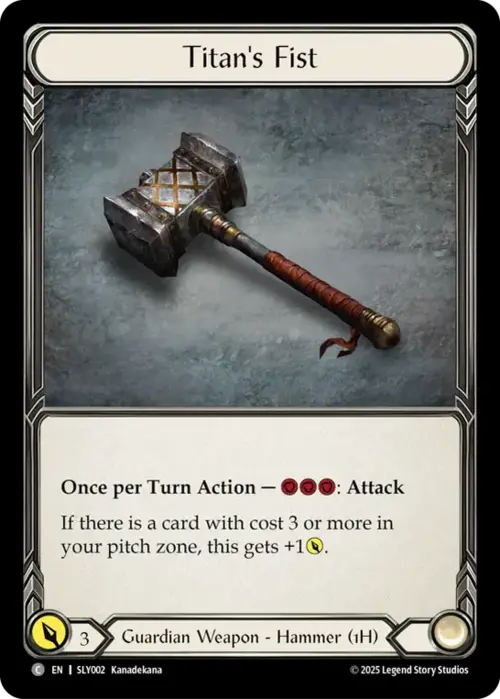 Titan's Fist Card Front