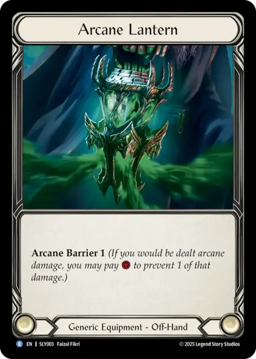Arcane Lantern Card Front