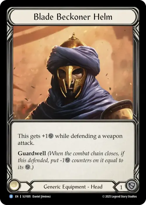 Blade Beckoner Helm Card Front