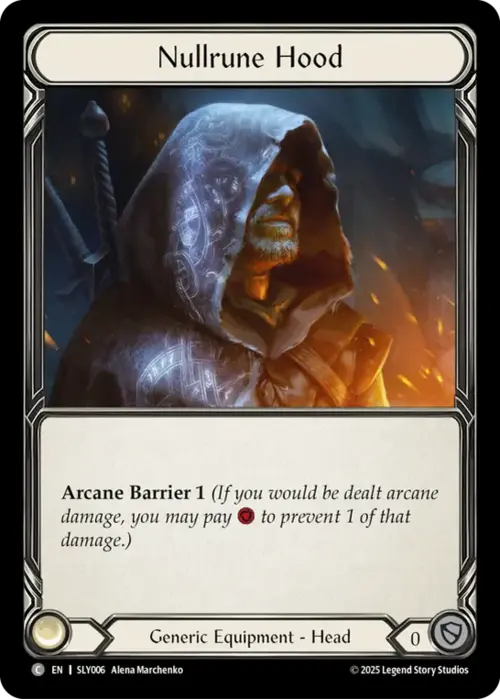 Nullrune Hood Card Front