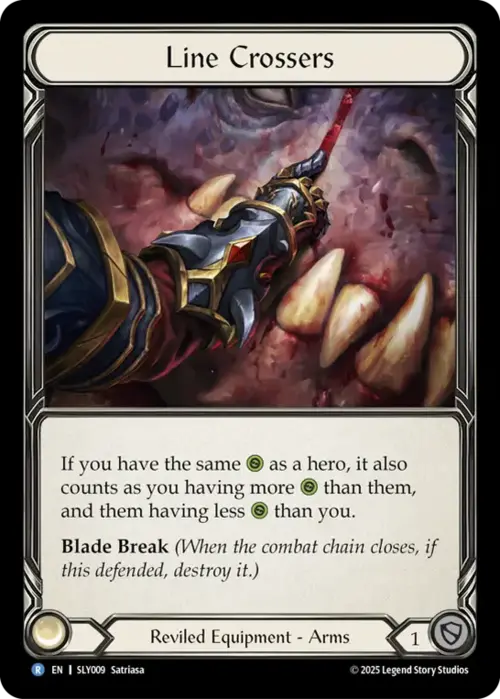 Line Crossers Card Front