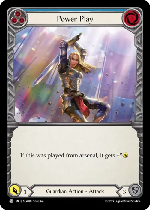 Power Play - Blue Card Front