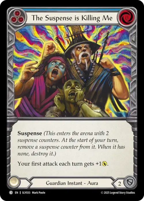 The Suspense is Killing Me Card Front