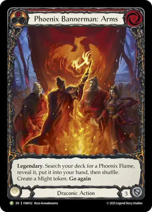 Phoenix Bannerman: Arms Card Front