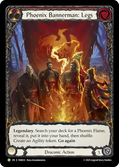 Phoenix Bannerman: Legs Card Front