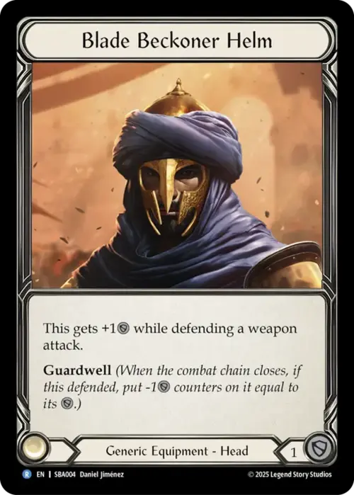 Blade Beckoner Helm Card Front