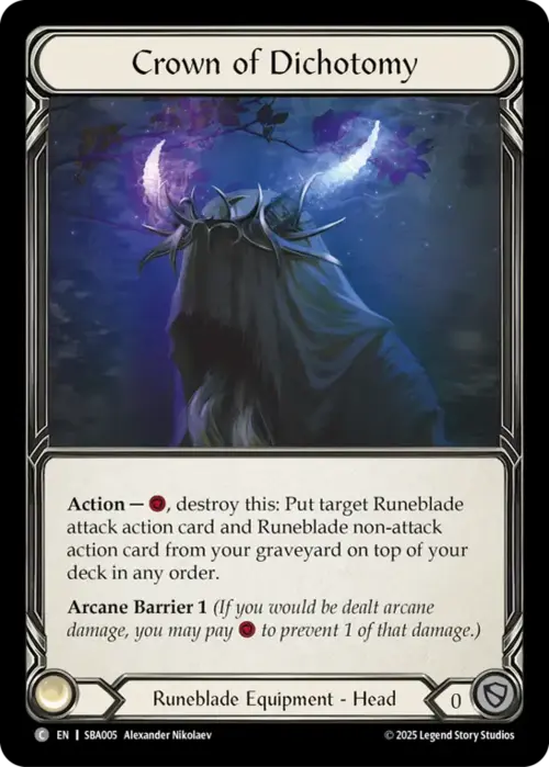 Crown of Dichotomy Card Front