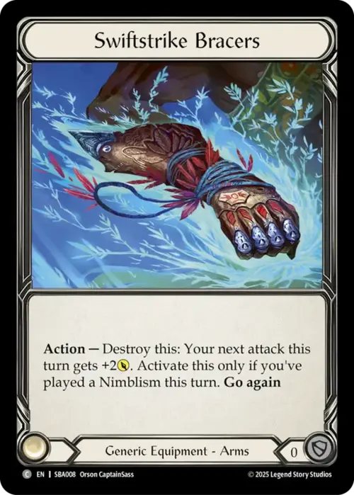 Swiftstrike Bracers Card Front