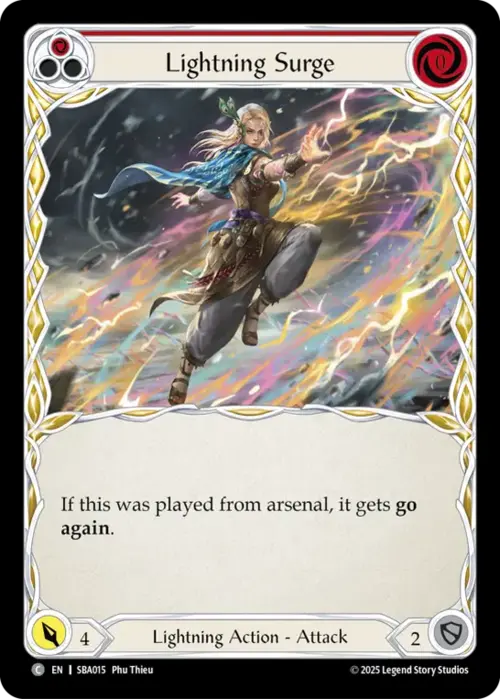 Impeto Folgorante - Rosso Card Front