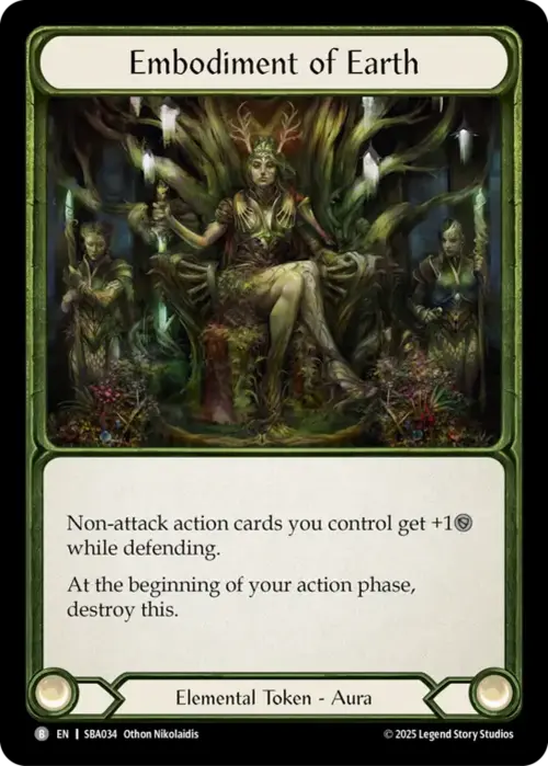 Embodiment of Lightning Card Front