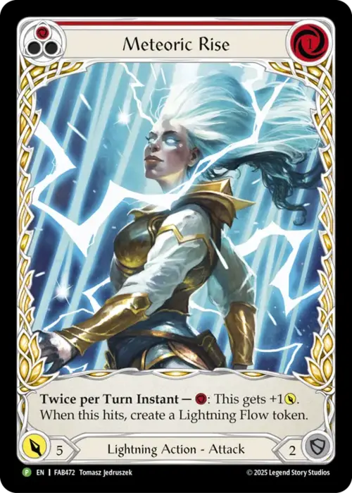 Meteoric Rise Card Front
