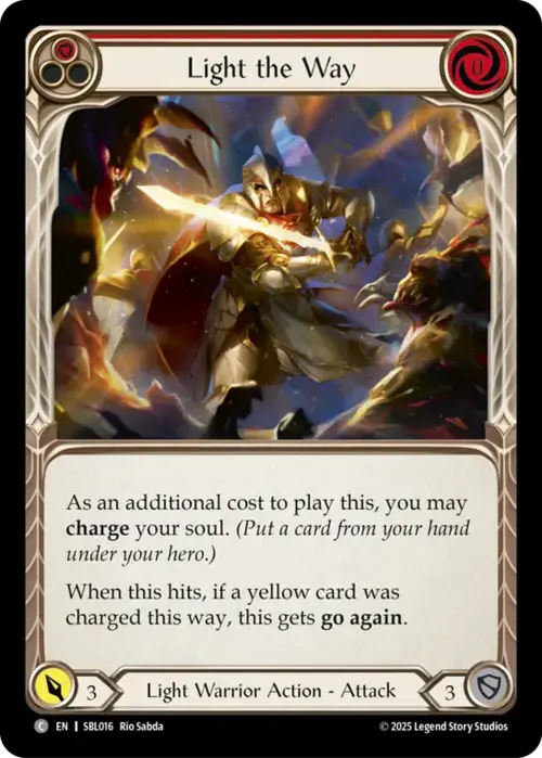 Light the Way (Red) Card Front