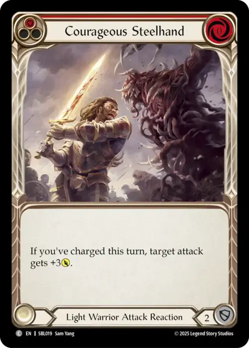 Pugno d'Acciaio Indomito - Rosso Card Front