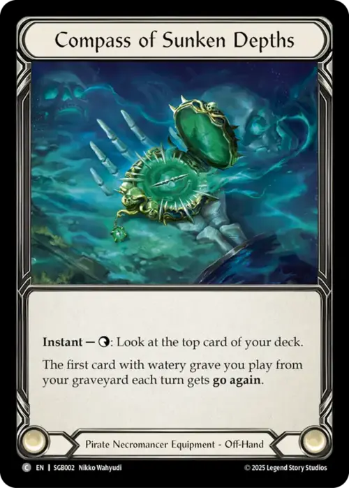 Compass of Sunken Depths Card Front