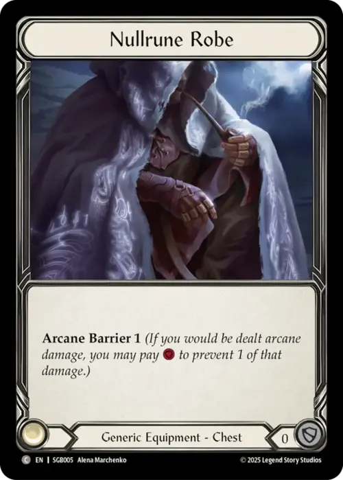 Nullrune Robe Card Front